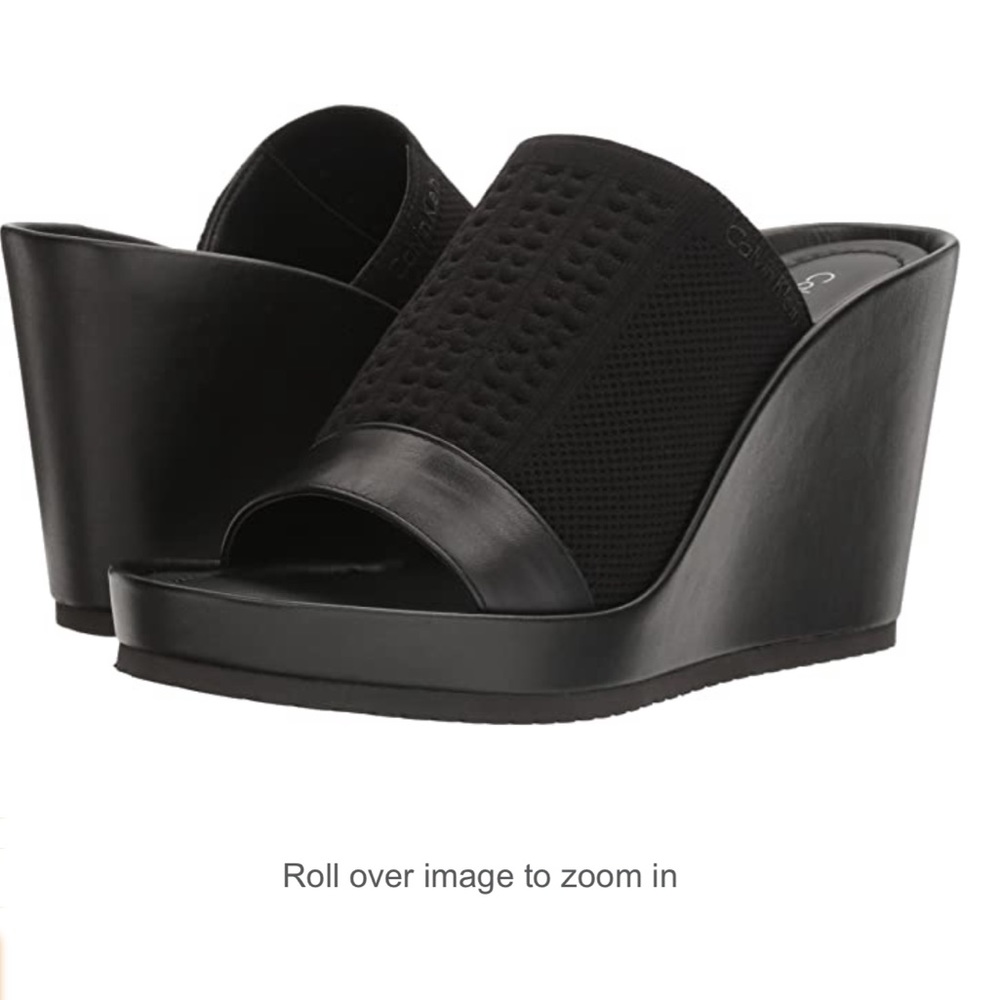 NWOT Calvin Klein Women’s Hazel Wedge Sandal 7.5